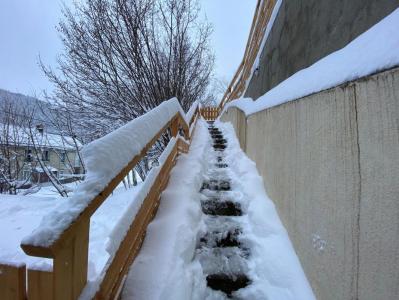 l´arrivée au chalet 