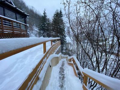 l´arrivée au chalet 